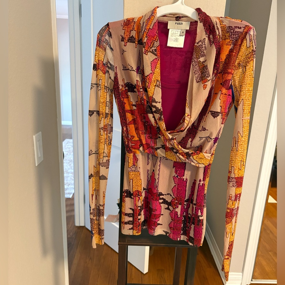 Colorful Long Sleeve Top